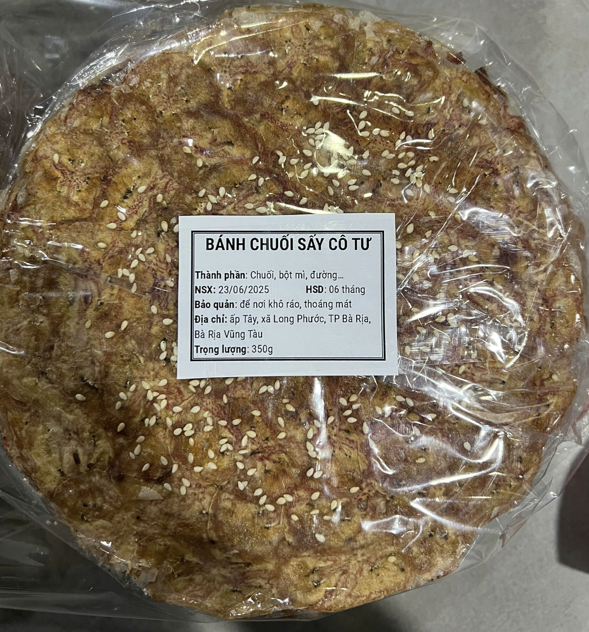 Bánh chuối Cô Tư 350g